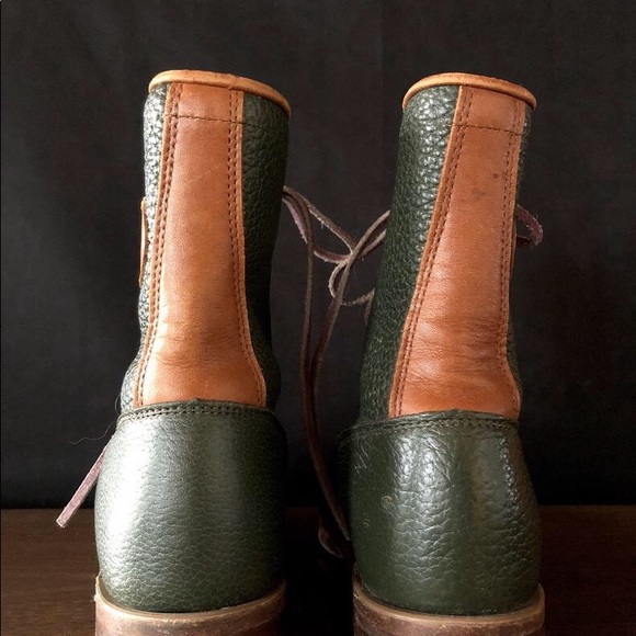 Vintage Two Tone Leather Justin Western Boots - Picture 2 of 3